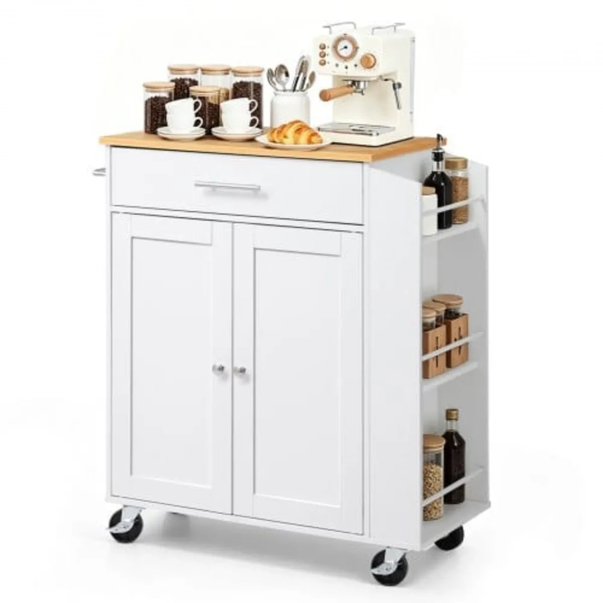 Kitchen Island Cart with Storage, 795 mm Wide Mobi - Image 1