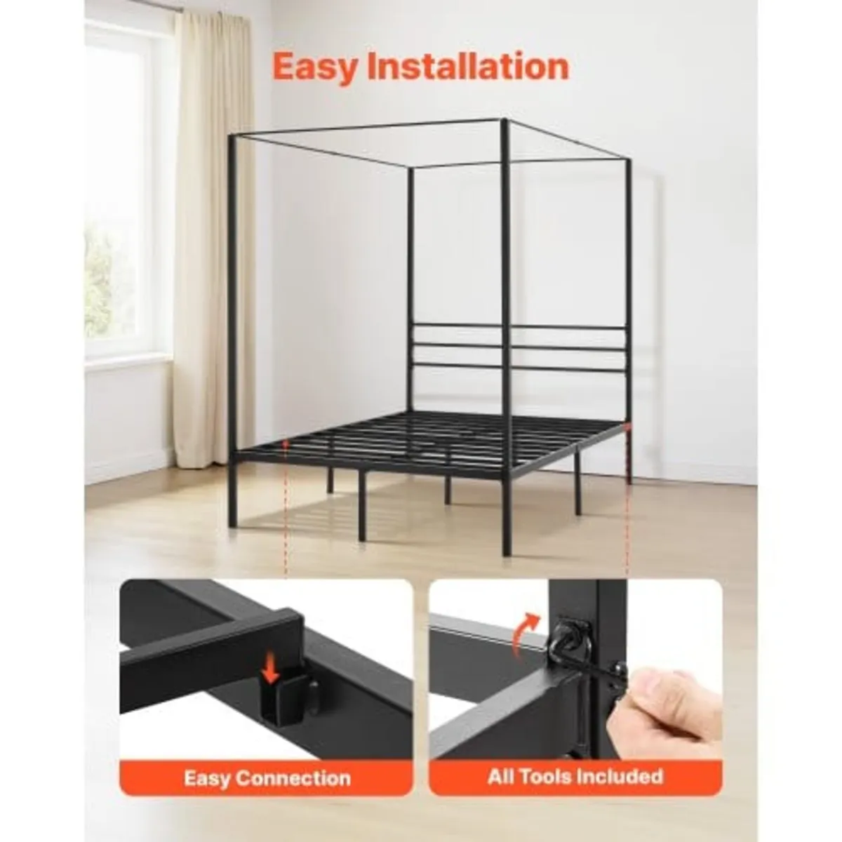 Rollaway Bed, 31 in x 75 in Folding Bed with 5 in - Image 3