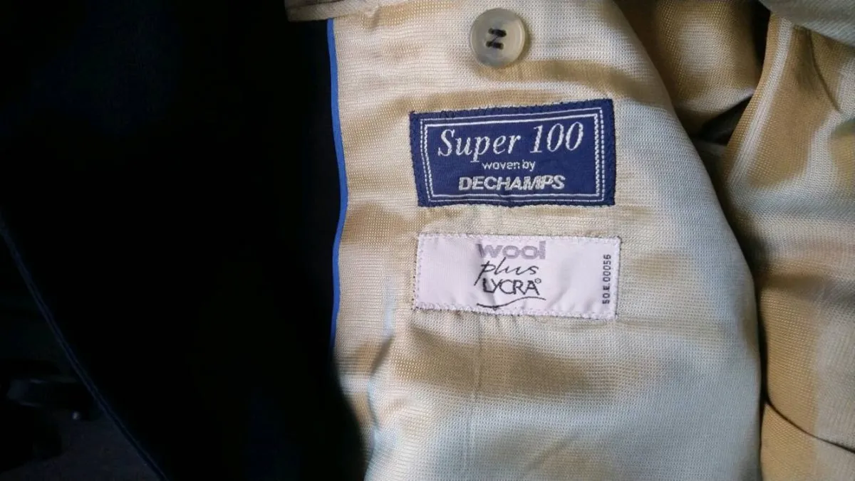 Douglas Navy Blazer. Size XL. - Image 3