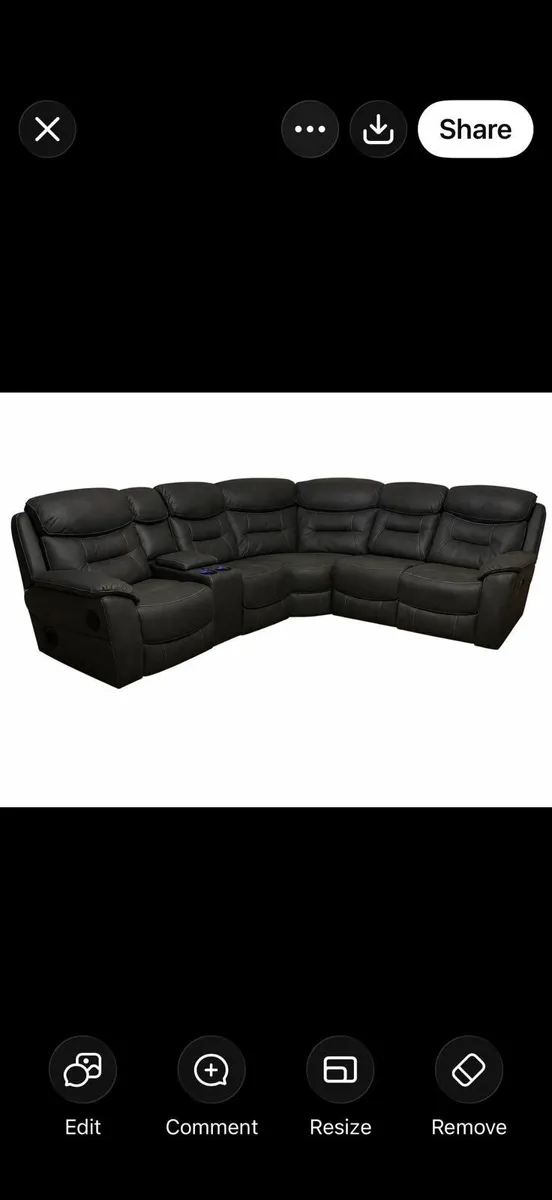 Electric Reclining Corner Sofa - Image 2