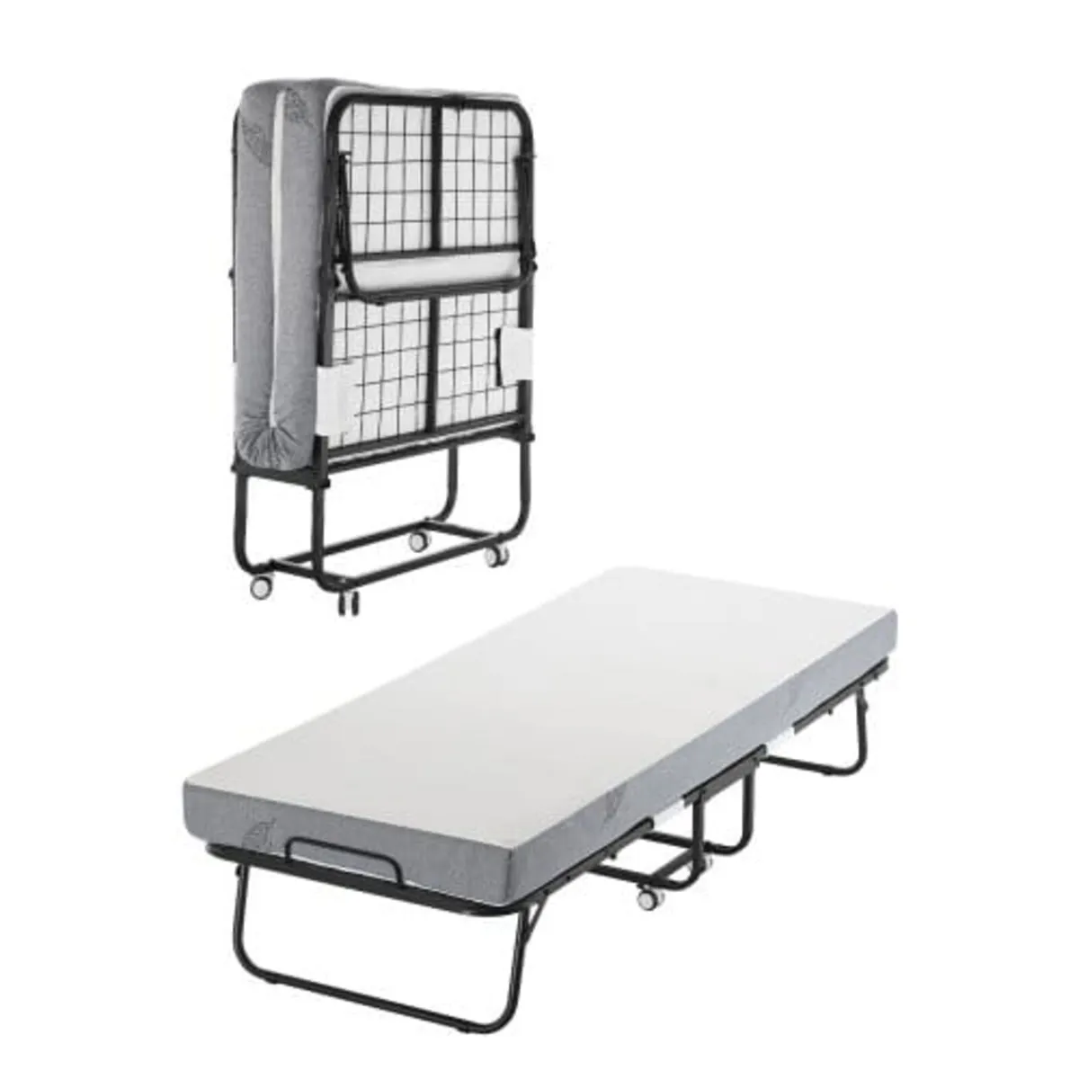 Rollaway Bed, 31 in x 75 in Folding Bed with 5 in - Image 1