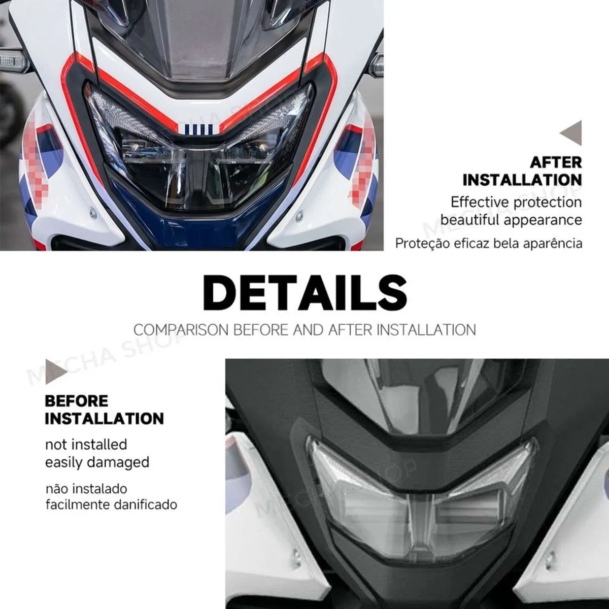 Honda transalp nose graphic plus fender graphic - Image 1
