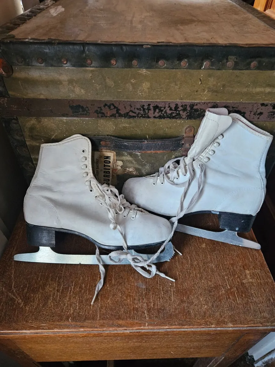Vintage Ice Skates - Image 1