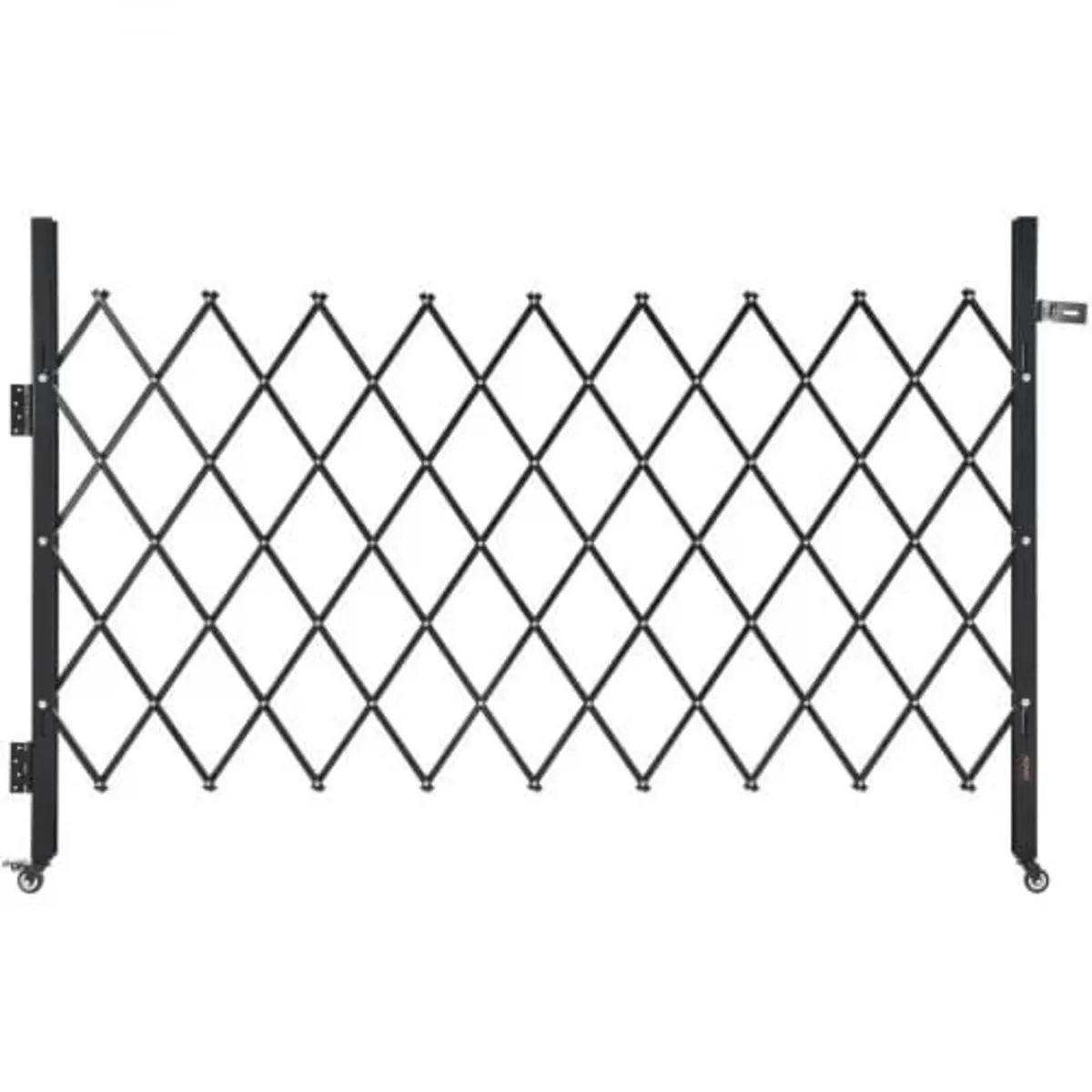Single Folding Security Gate, Lockable Scissor Gat - Image 1