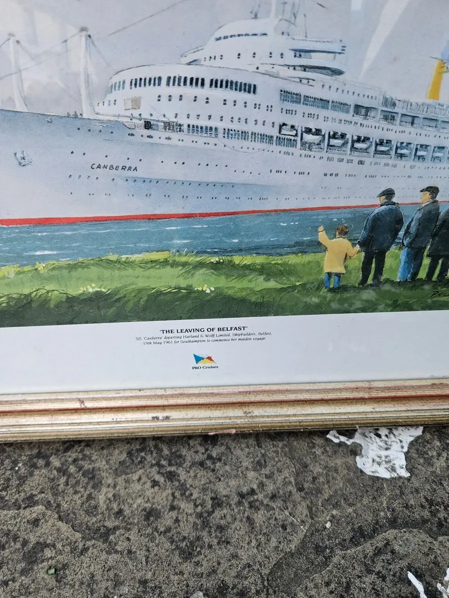 Picture Print P&O Cruises Leaving Belfast - Image 3