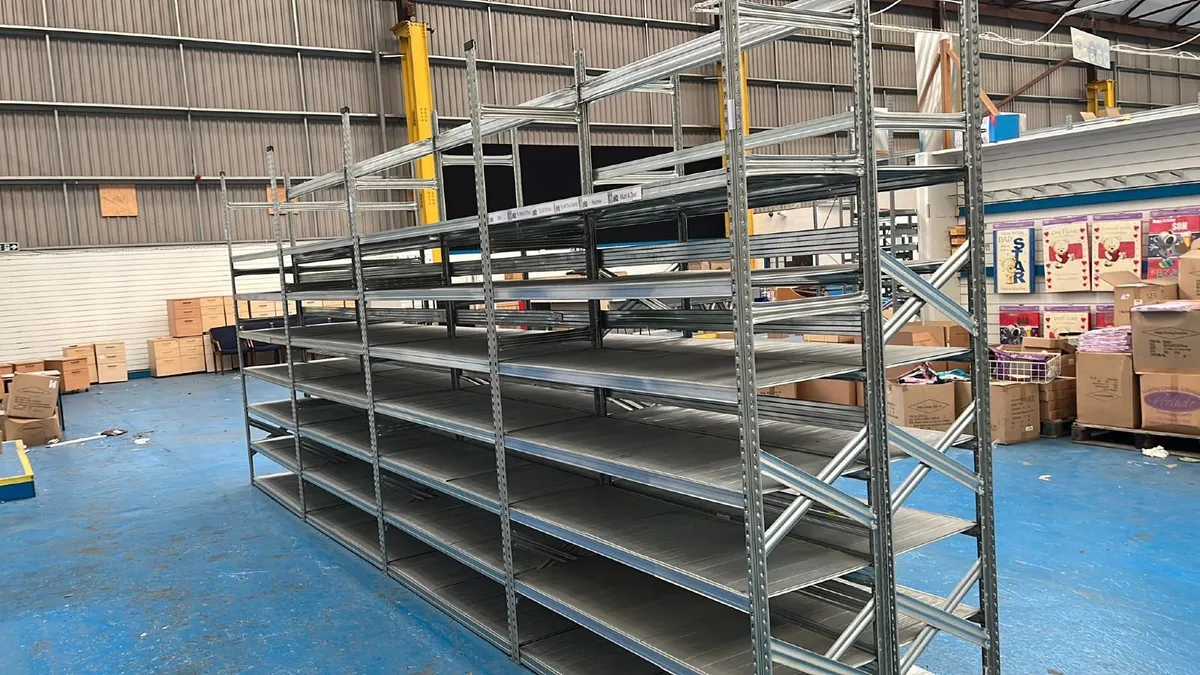 Galvanised Industrial Longspan Shelving - Image 2