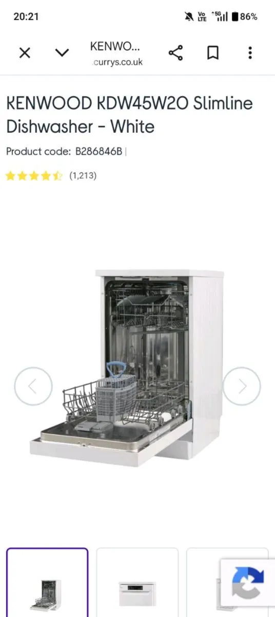 Kenwood Slimline Dishwasher - Image 4