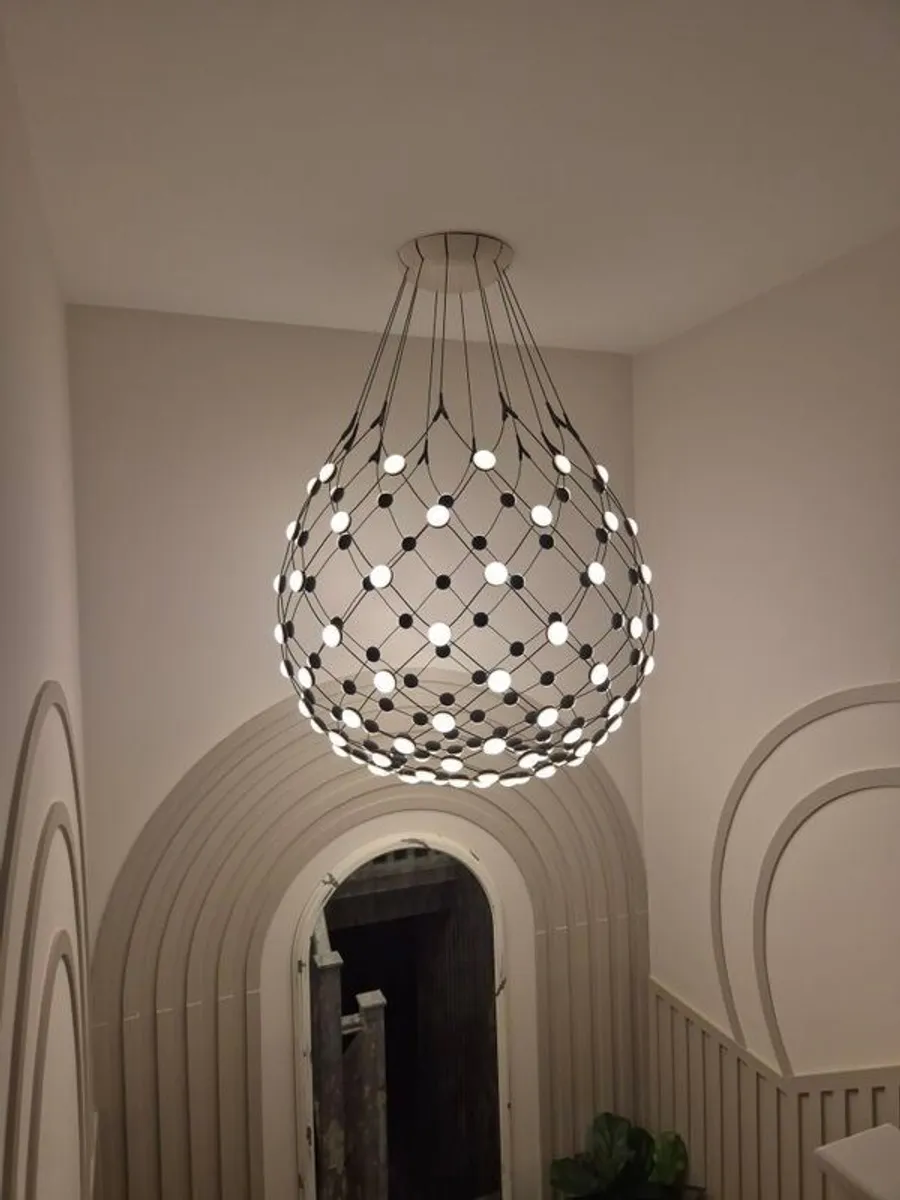 Authentic Luceplan Mesh  Pendant Light  Francisco Gomez Paz Design - Image 1