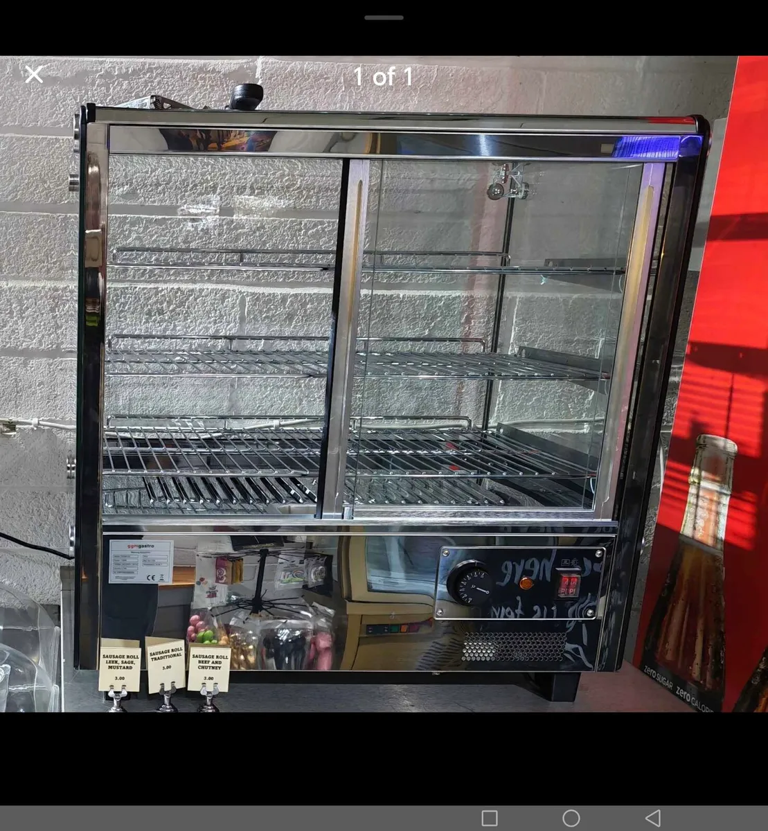 Cafe shop awning canopy catering items - Image 3