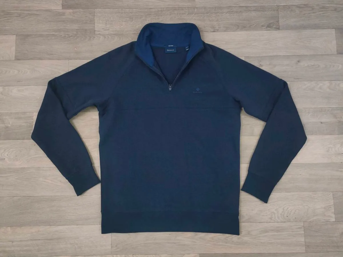 Gant Tech Prep Half Zip Jumper Mens Medium - Image 1