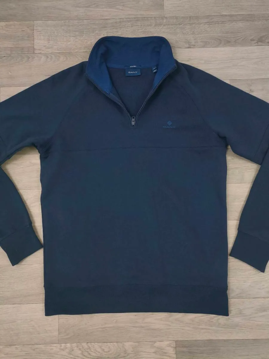 Gant Tech Prep Half Zip Jumper Mens Medium - Image 2