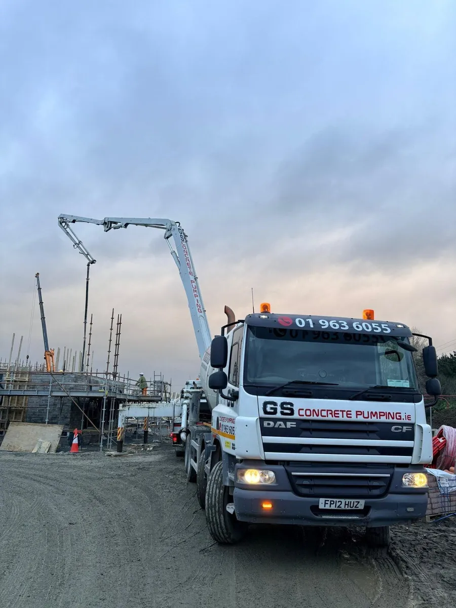 37 m boom pump hire – nationwide - Image 1