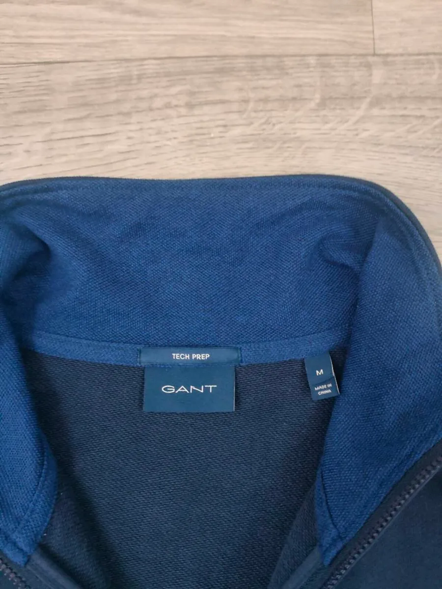 Gant Tech Prep Half Zip Jumper Mens Medium - Image 4