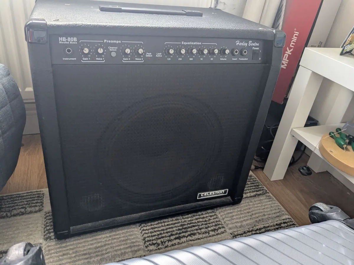 Harley Benton HB-80B Celestion Bass Combo Amp - 30 - Image 1