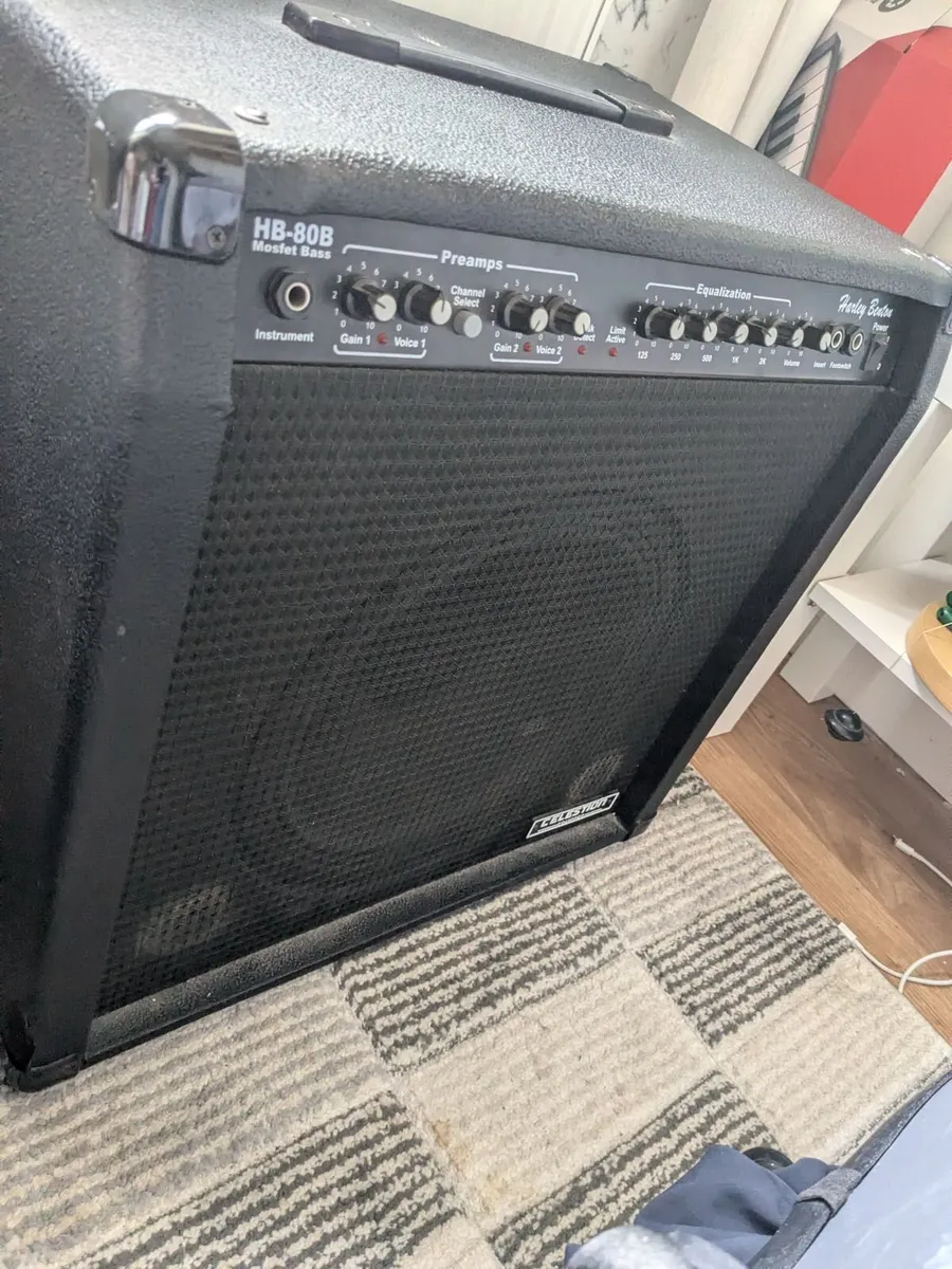 Harley Benton HB-80B Celestion Bass Combo Amp - 30 - Image 3