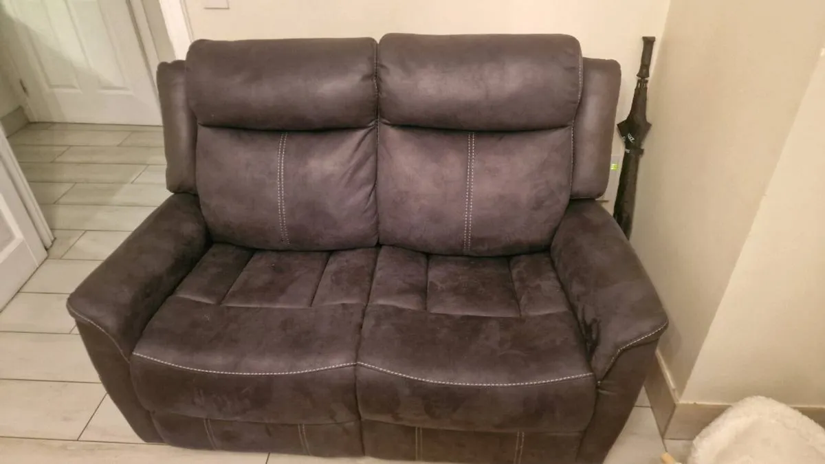 Falcon 3-Seater & 2-Seater Manual Recliner Sofa Se - Image 2