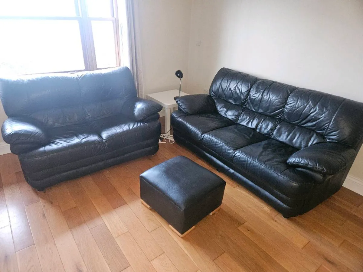 Leather Sofa Set