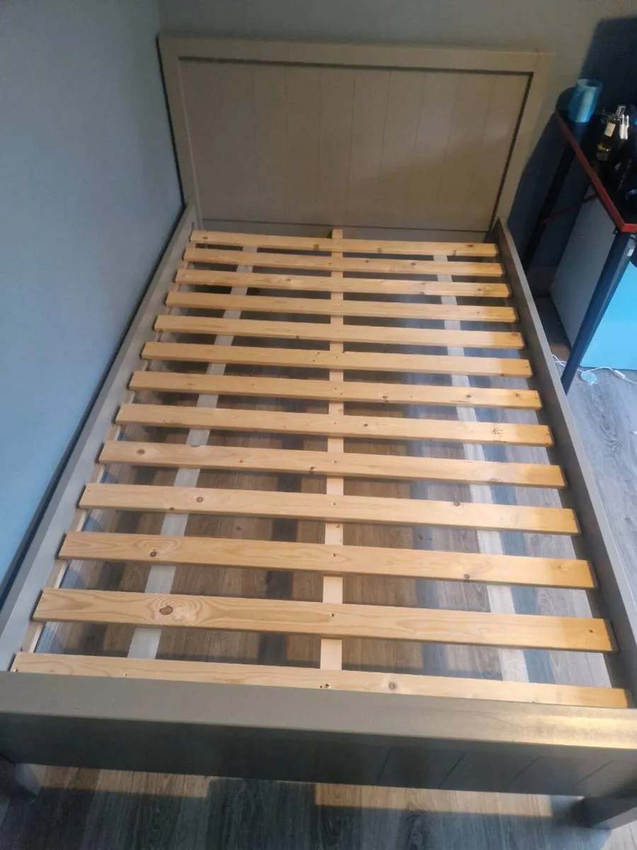 Double bed with mattress - Image 3