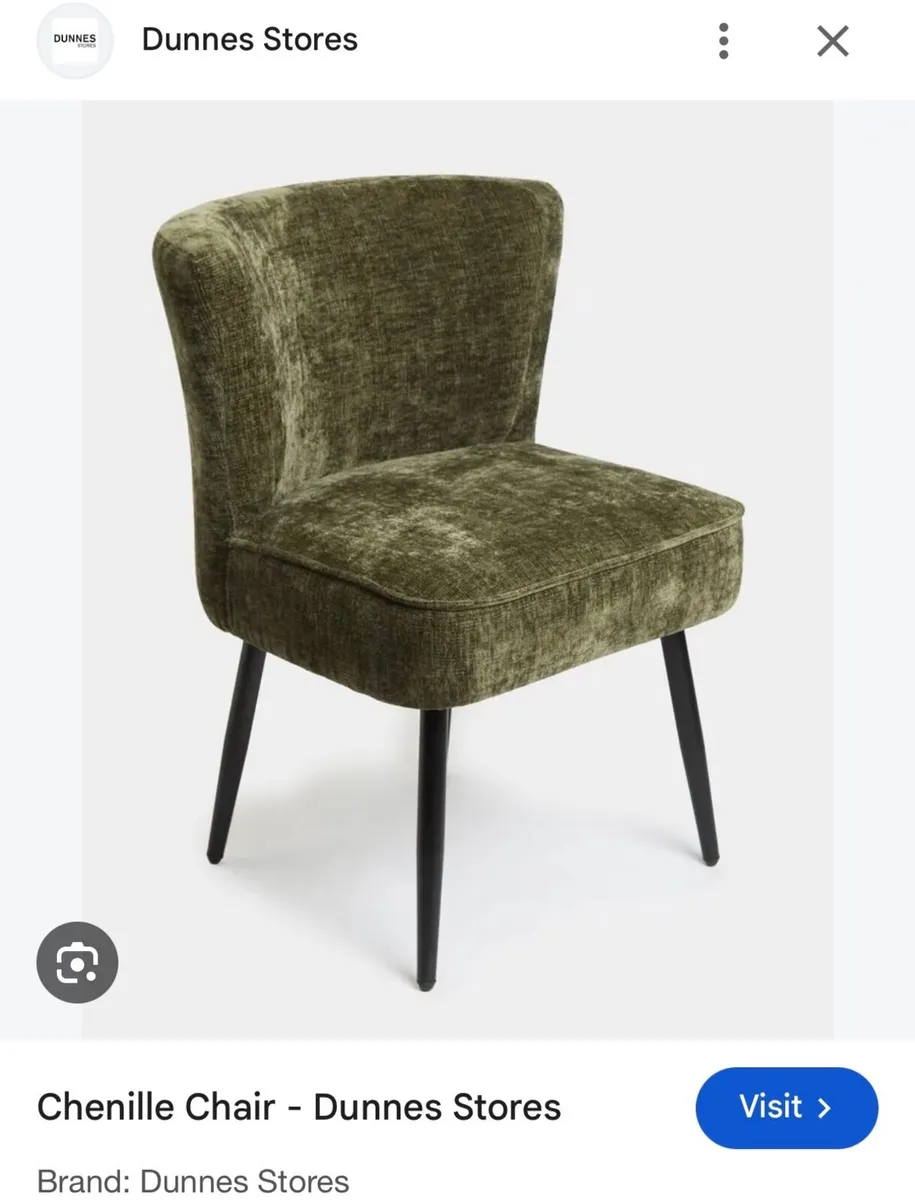 Good Quality Chenille Chairs - Set of 6 - Image 2