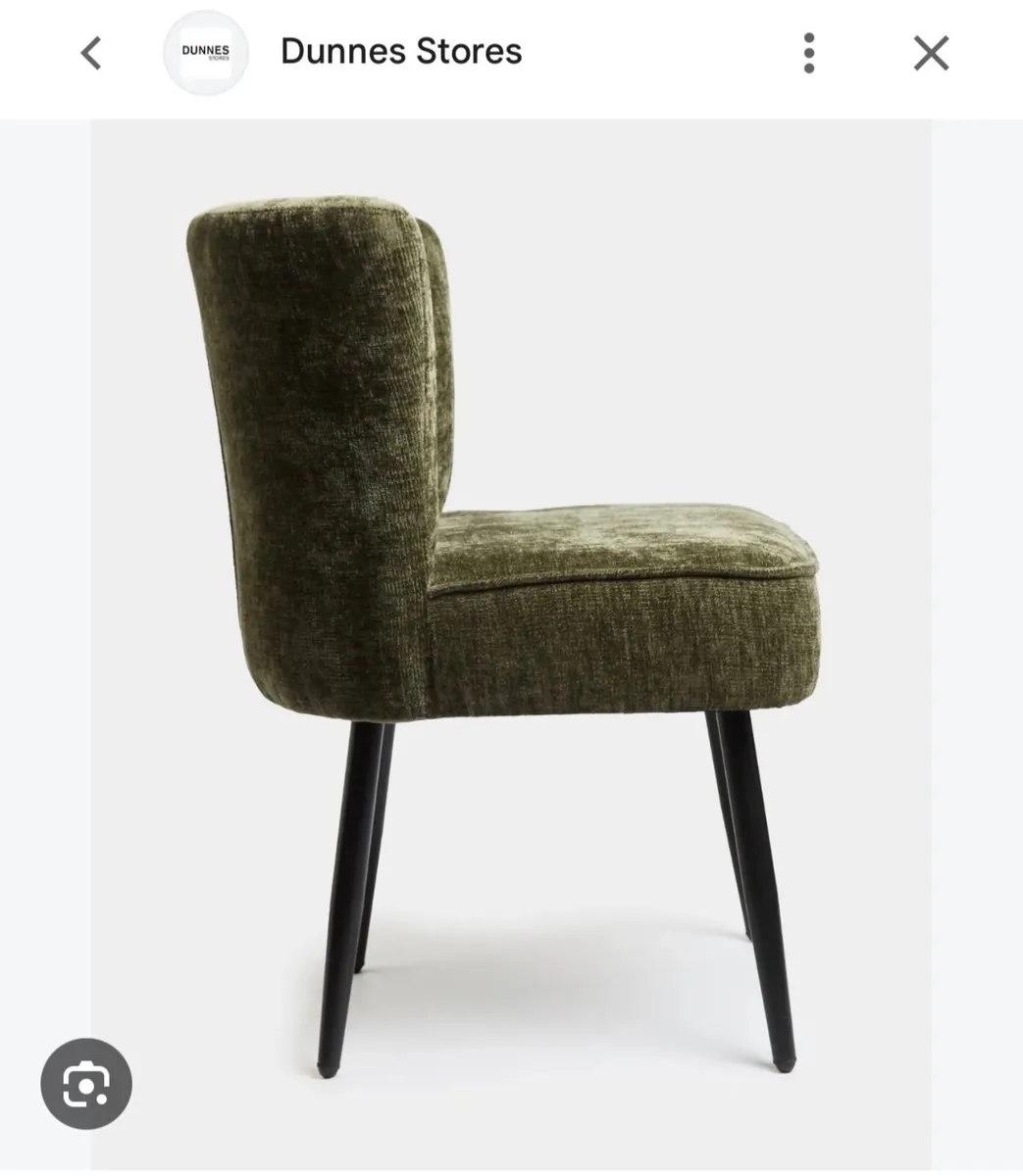 Good Quality Chenille Chairs - Set of 6 - Image 3