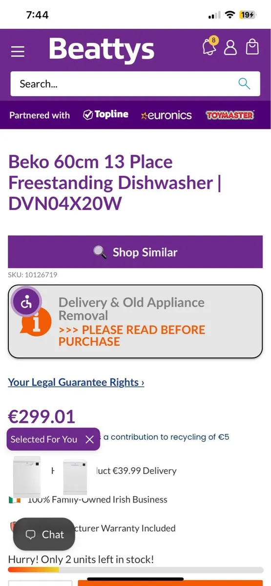 Beko dishwasher - Image 3