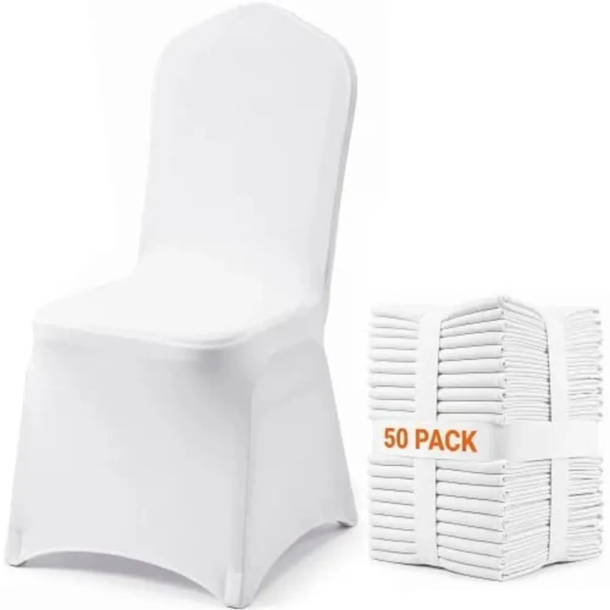 Stretch Spandex Folding Chair Covers, Universal Fi - Image 1
