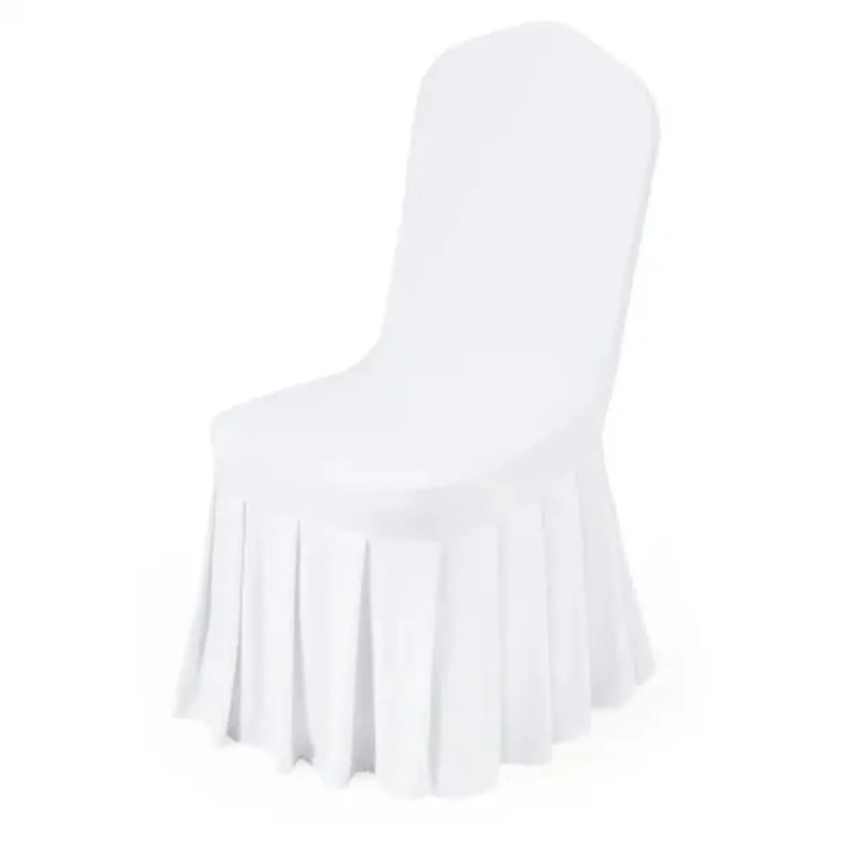 30 Pcs White Chair Covers, Polyester Spandex Chair - Image 1