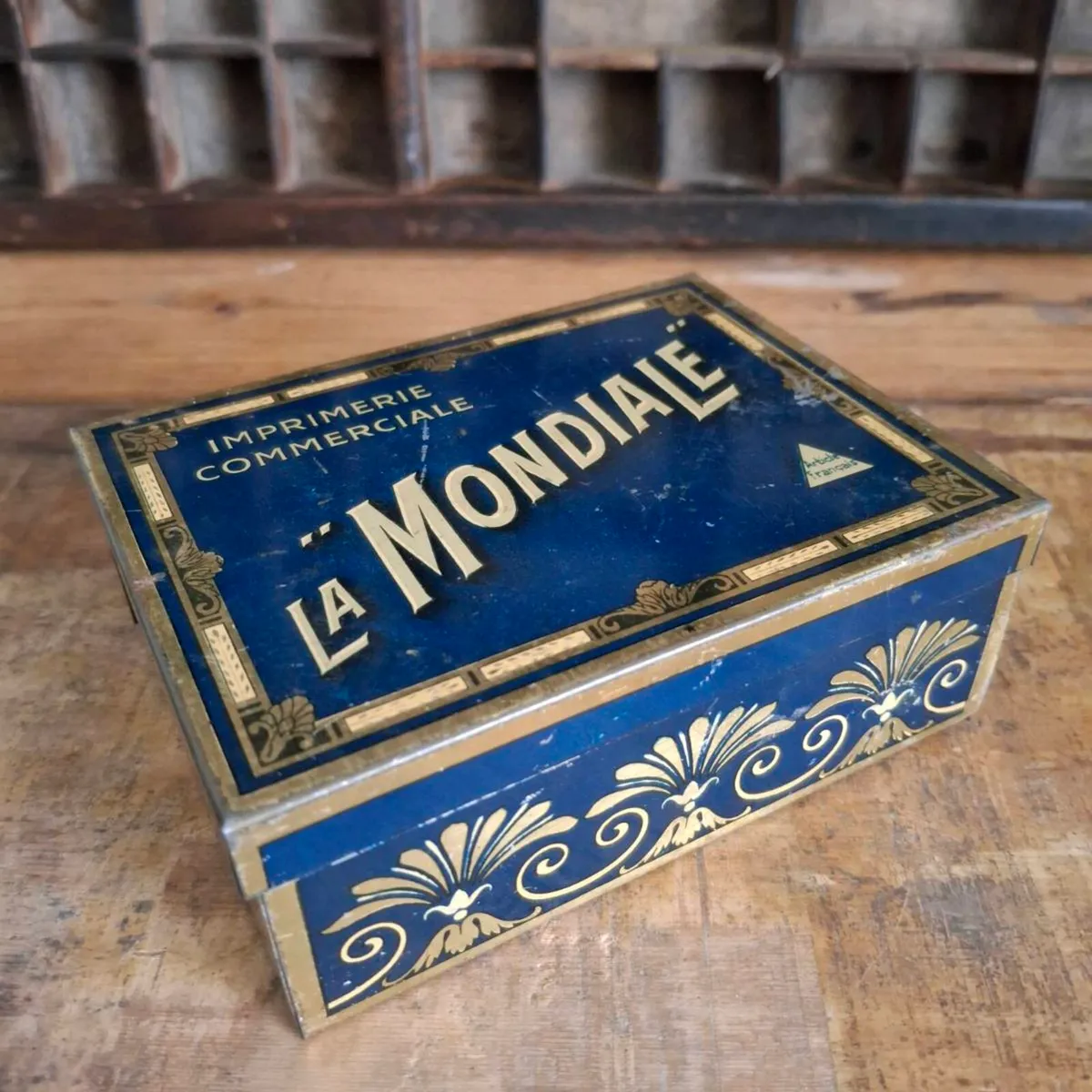 Complete Antique French "La Mondiale" Printing Kit - Image 3