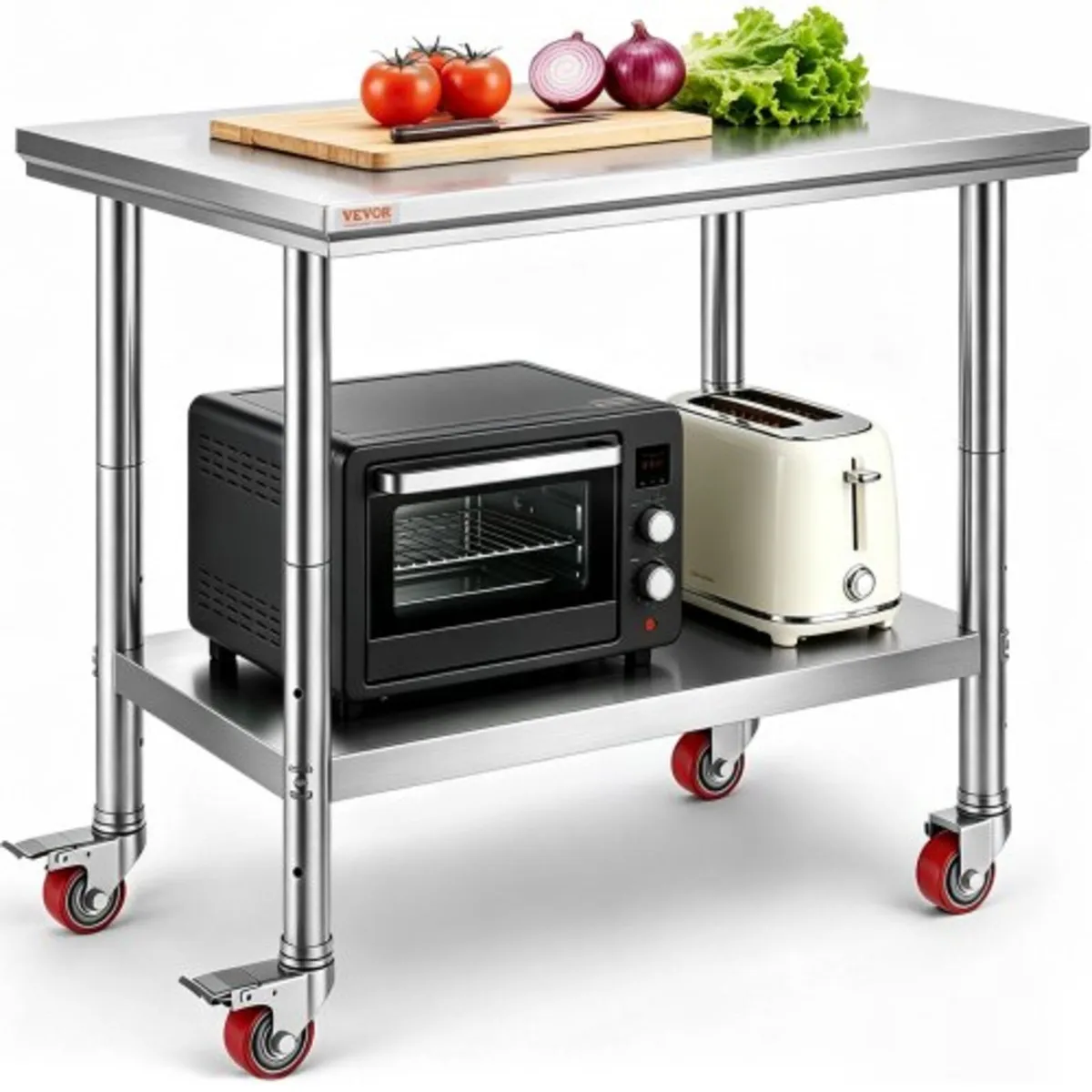 Stainless Steel Work Table 35 x 24 x 33 Inch, 300 - Image 1