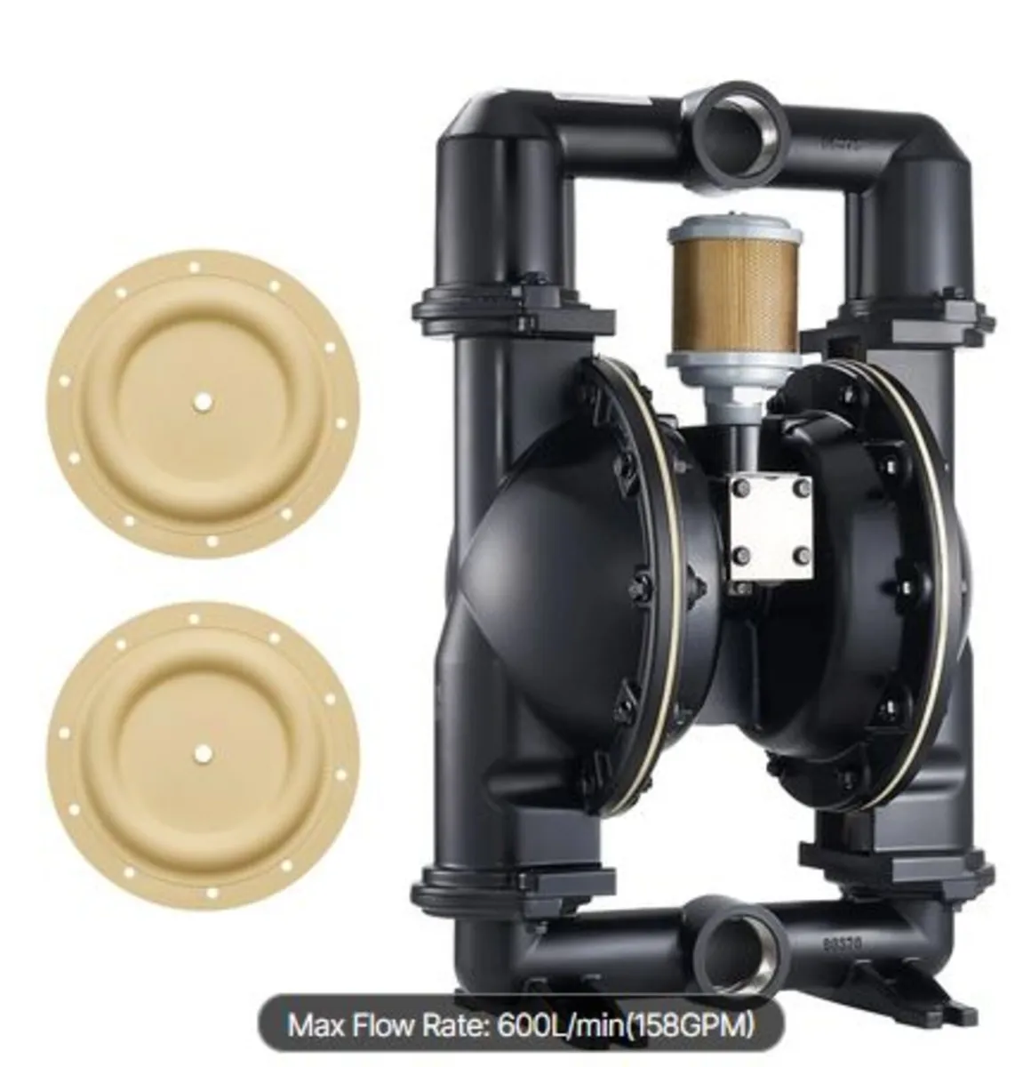 Air Operated Double Diaphragm Pump, 598 L/min Max, - Image 1