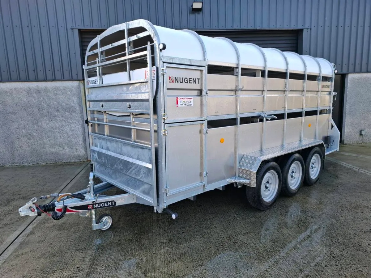 New Nugent 14ft x 6ft trailer with sheep decks - Image 2