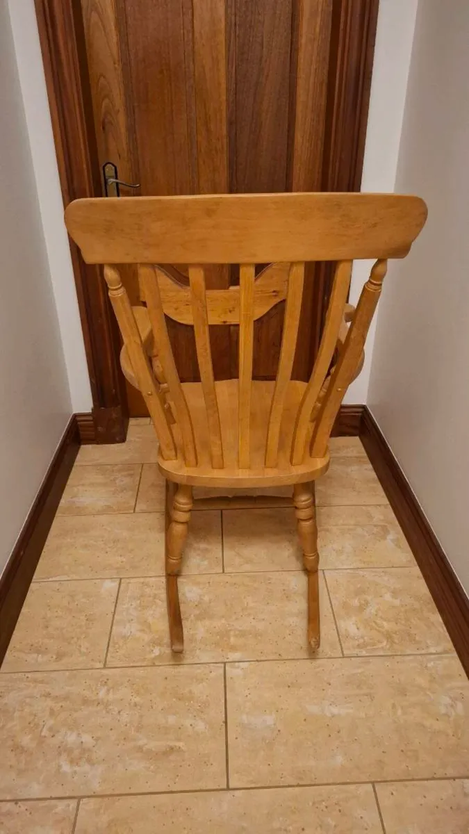 Wooden Rocking chair - Image 4