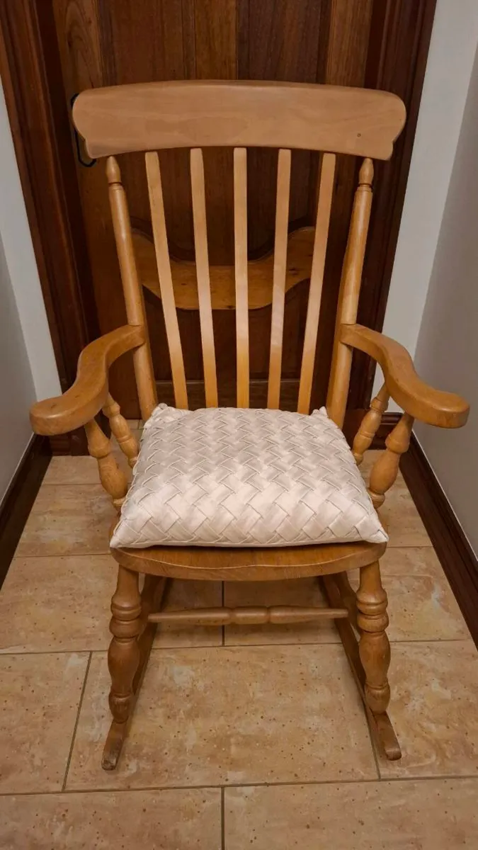 Wooden Rocking chair - Image 1