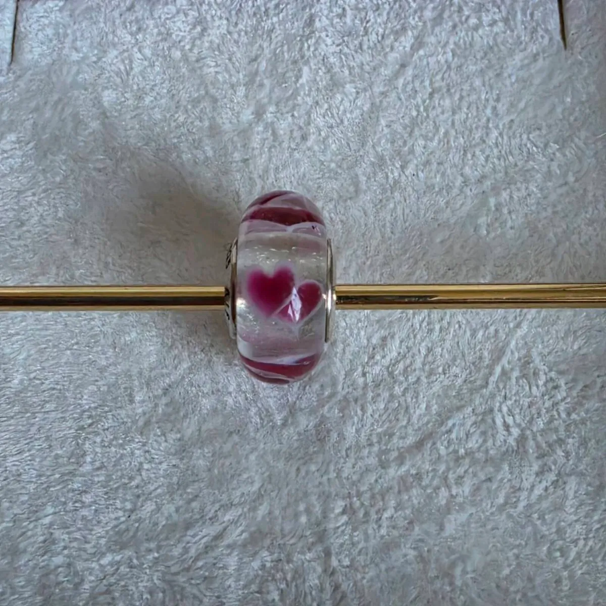 Pandora Wild Hearts murano glass charm - Image 2