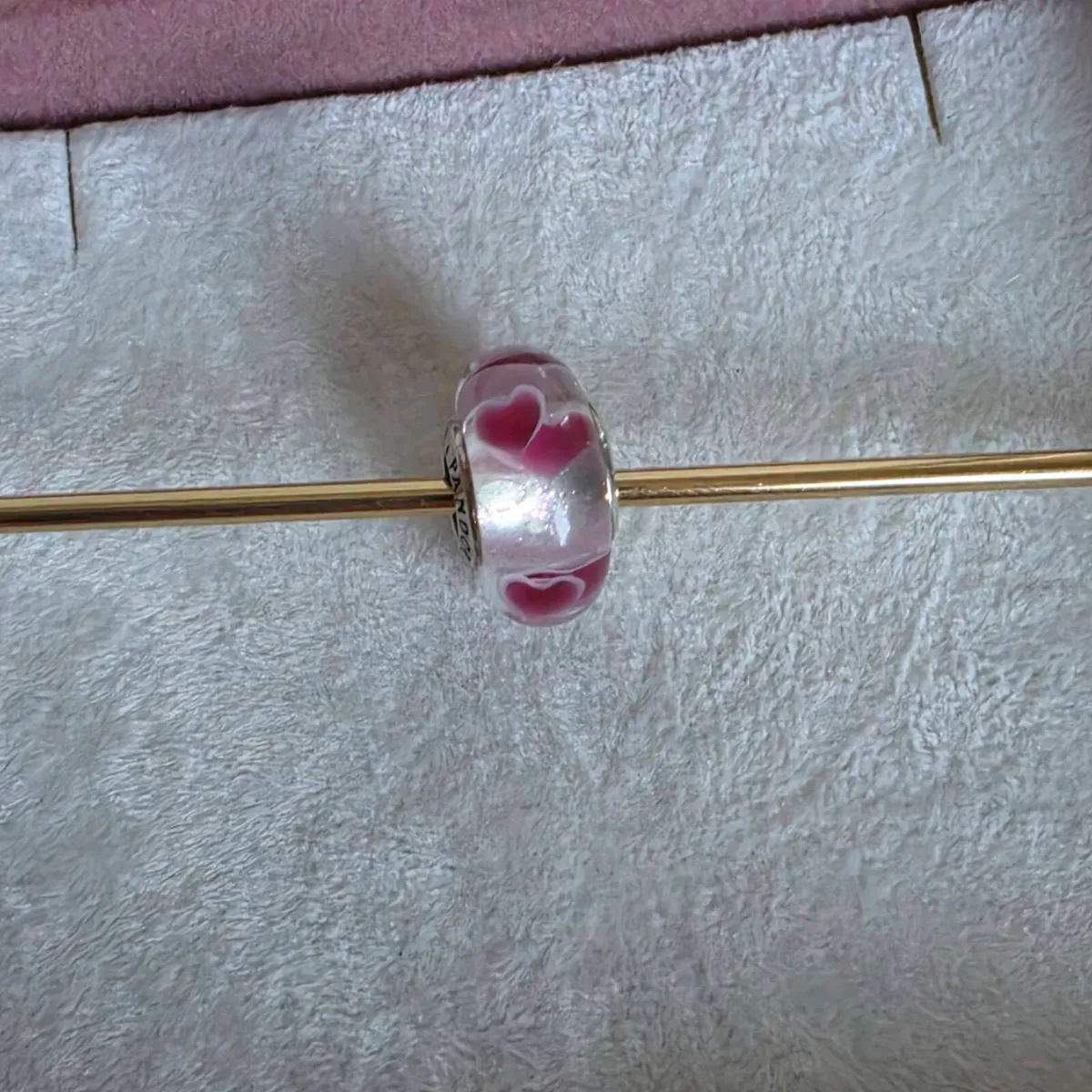 Pandora Wild Hearts murano glass charm - Image 3