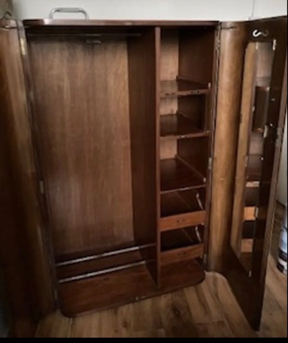 Vintage art deco wardrobe - Image 2