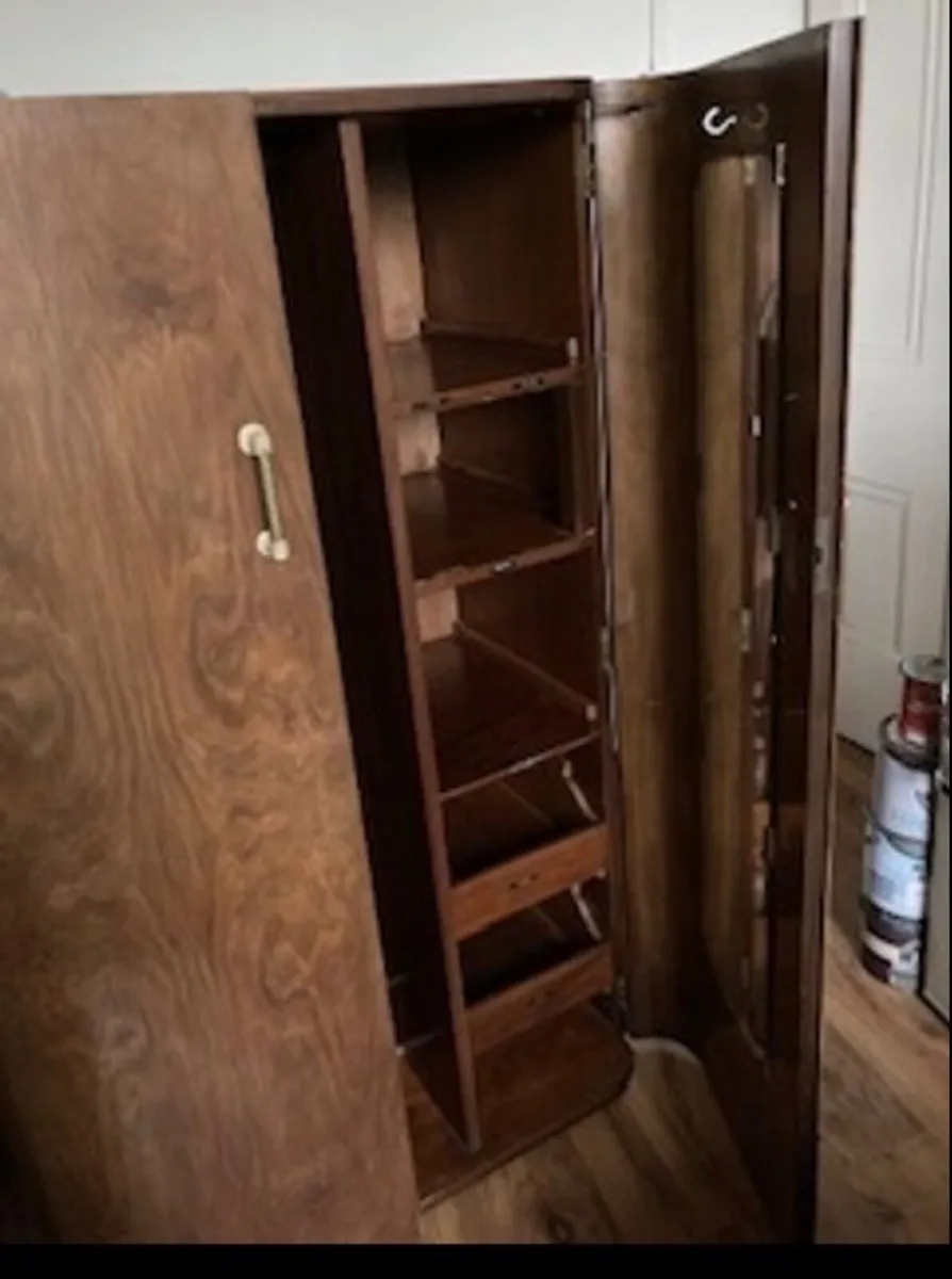 Vintage art deco wardrobe - Image 4