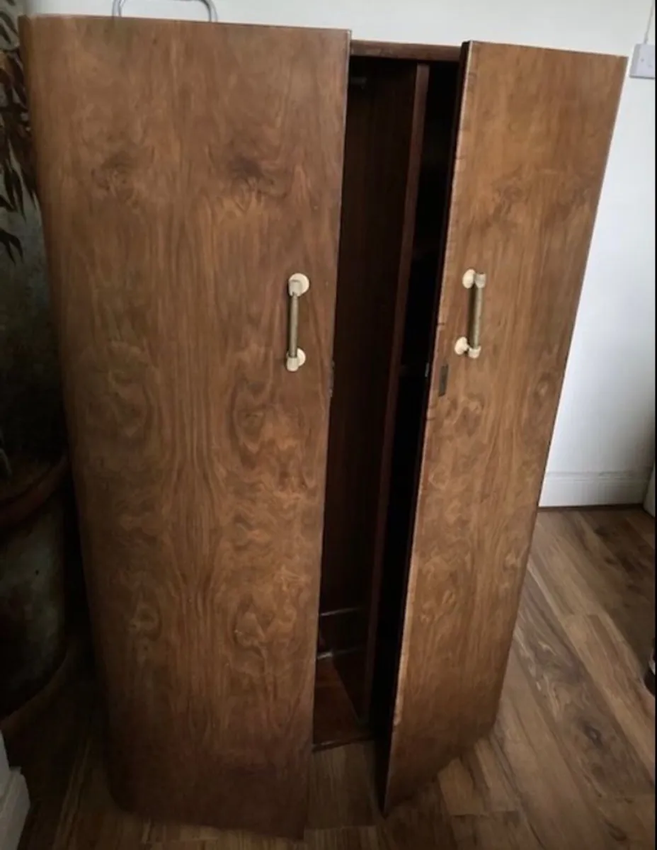 Vintage art deco wardrobe - Image 1