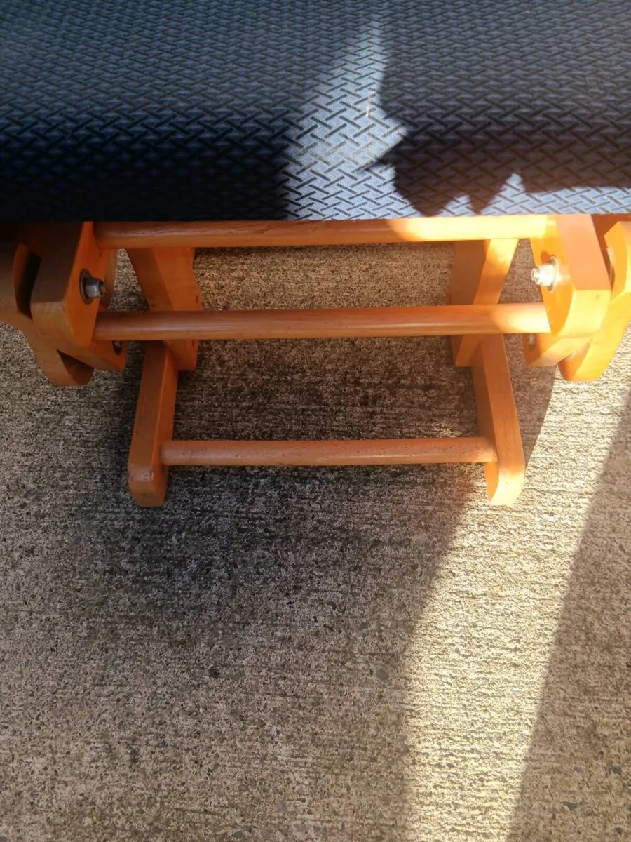 Rocking chair and stool - Image 2