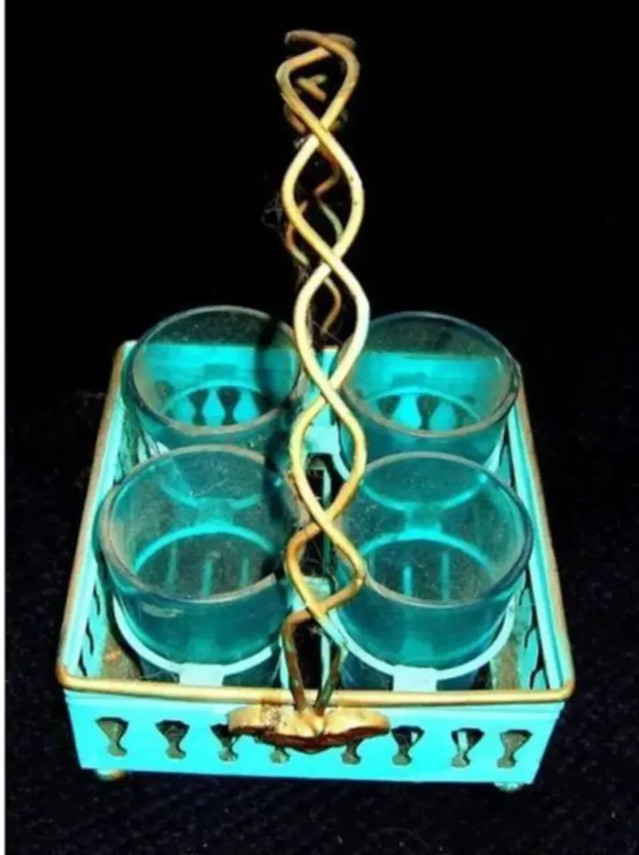 Vintage 1950s Harrods Short Drinks Carrier - Image 4