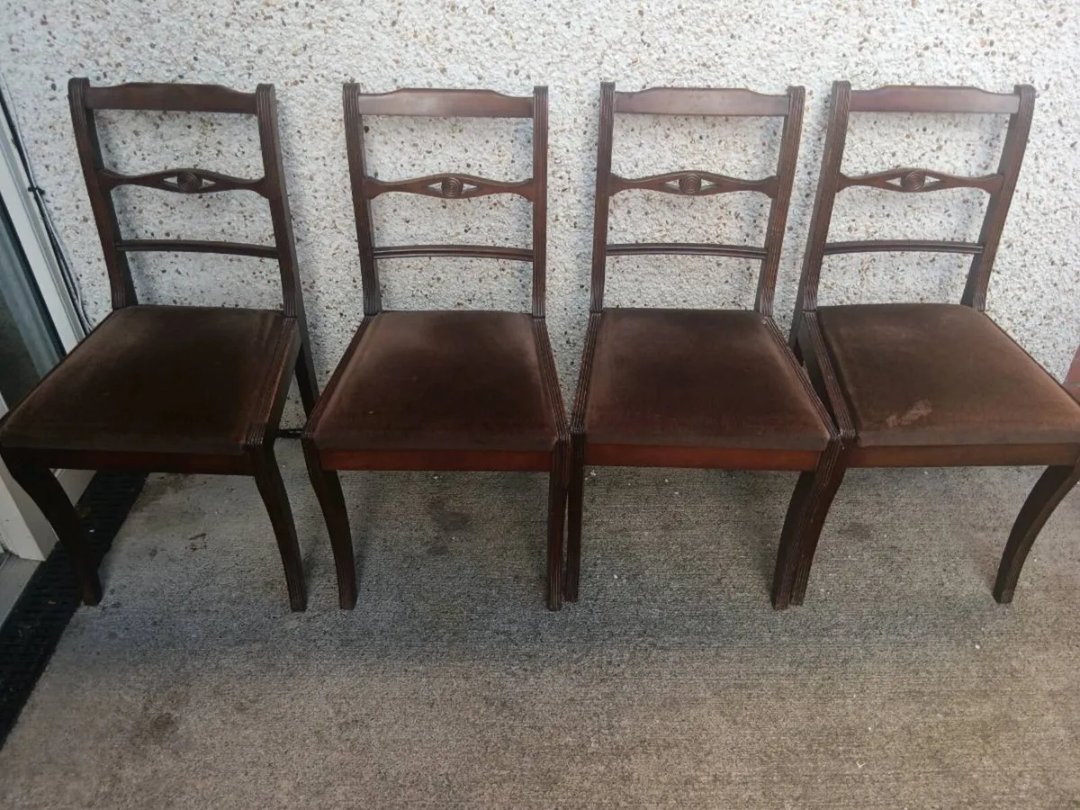 Round table 5 chairs - Image 4