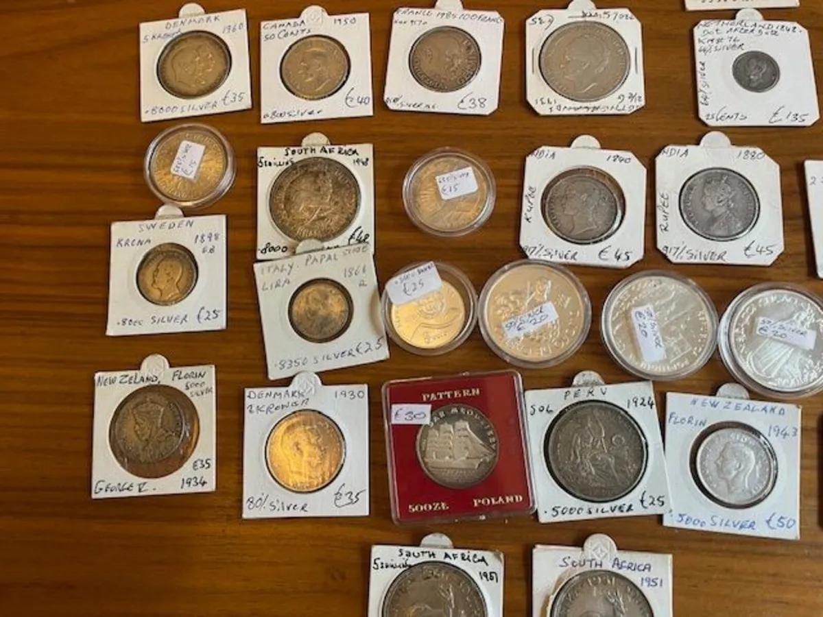 Coins - Various Silver Content and Prices - Image 4