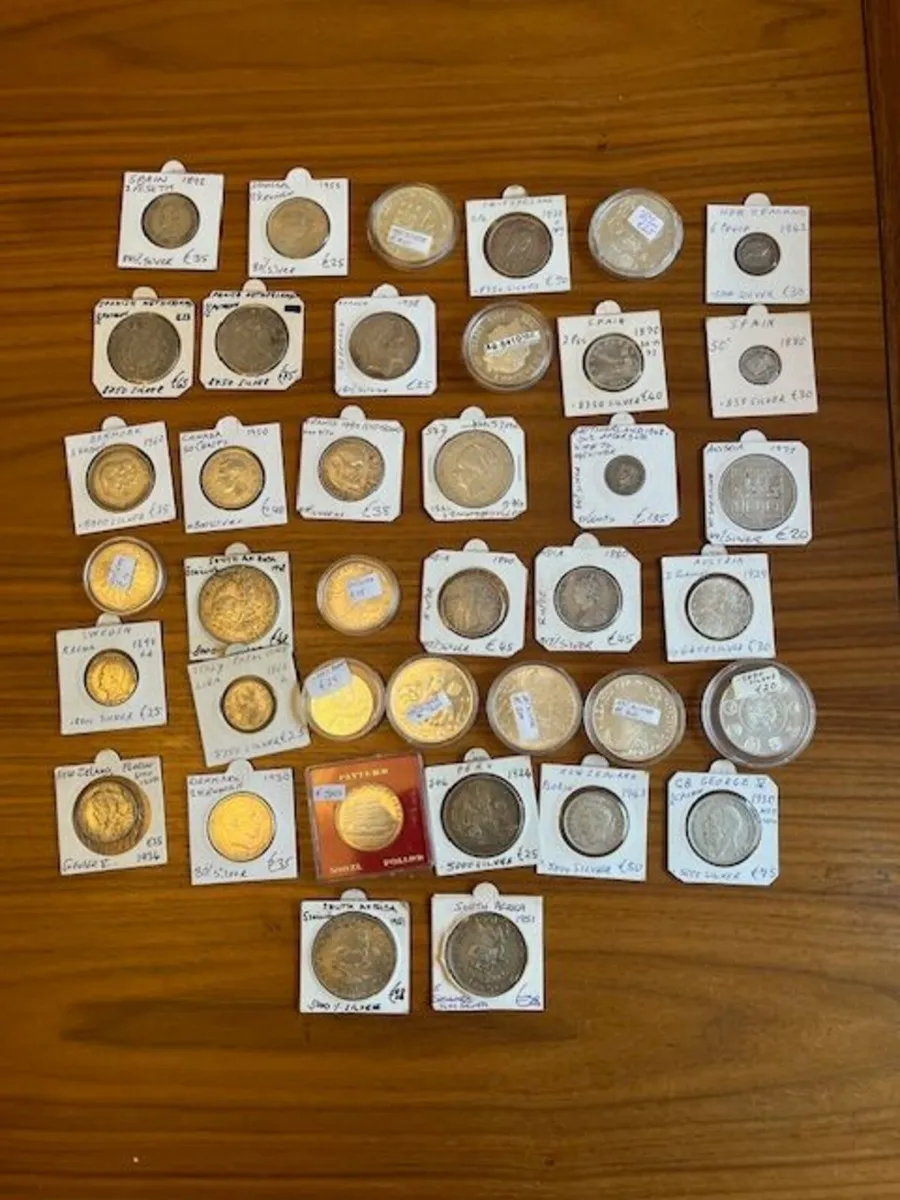 Coins - Various Silver Content and Prices - Image 1