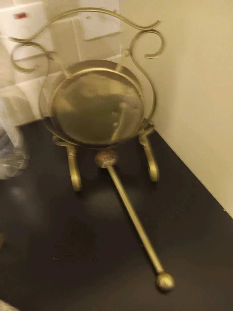 Silver plated gong - Image 2