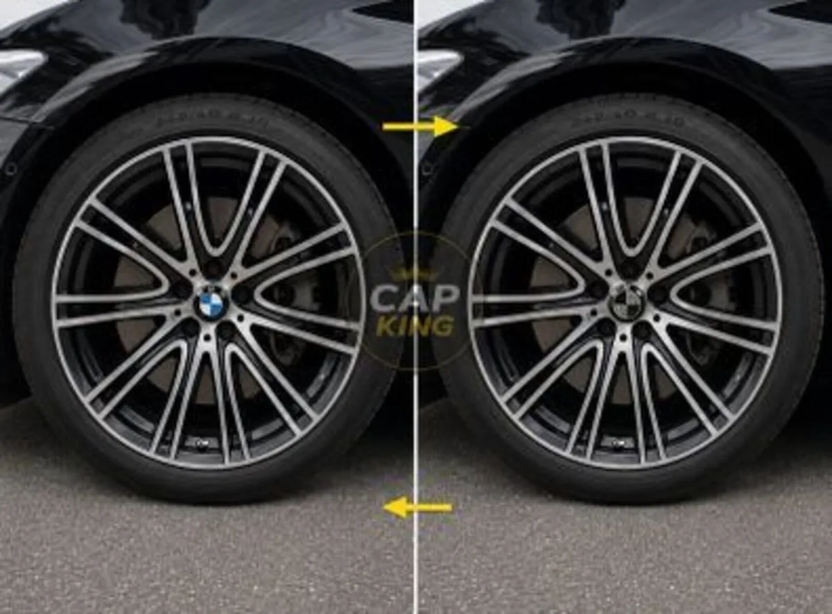 BMW Carbon Fibre 56mm Centre Caps (Black)Free Post - Image 2