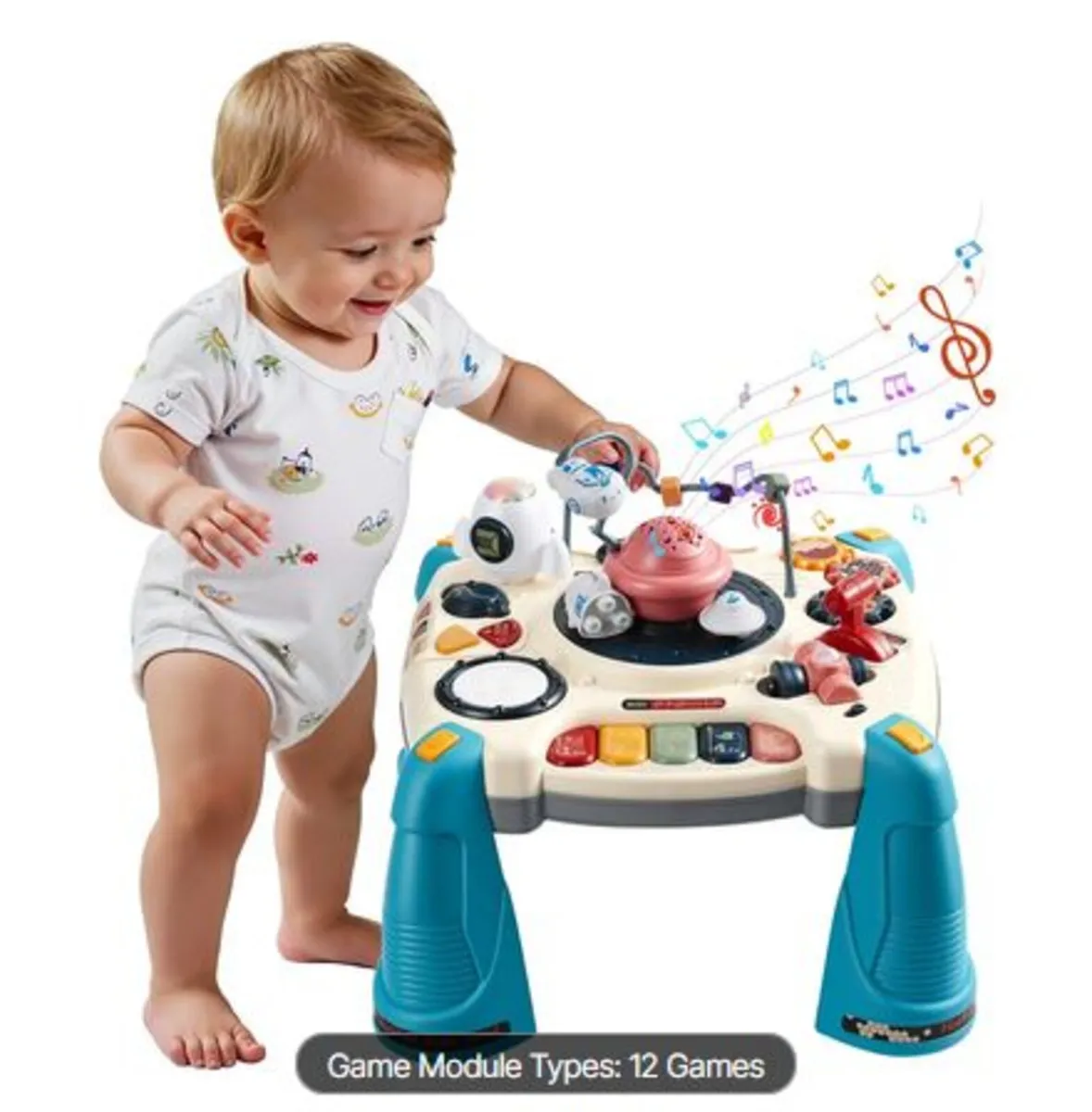 Baby Spacecraft Musical Table Toys for 1-3 Years - Image 1