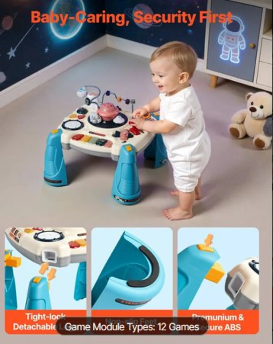 Baby Spacecraft Musical Table Toys for 1-3 Years - Image 4