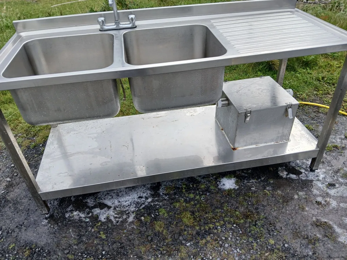 Staneless steel cabbinet sink unit complete - Image 3