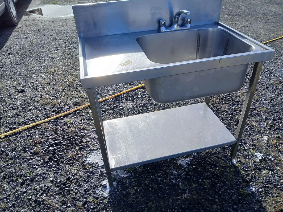 Staneless steel cabbinet sink unit complete - Image 4