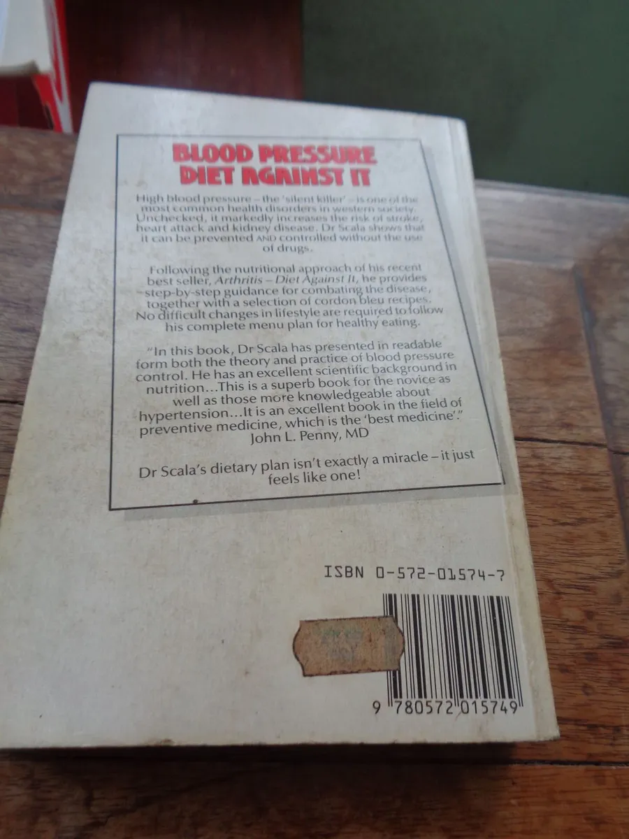 Blood Pressure Diet Against it Book for Sale - Image 2